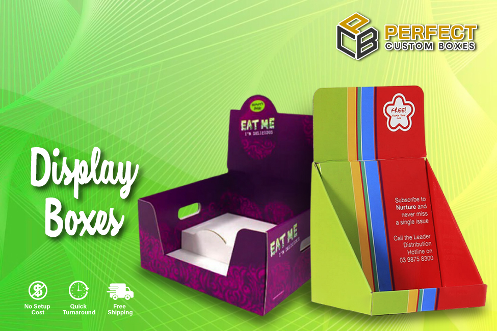 Display Boxes Provide Deliberate Visual Appeal to the Products
